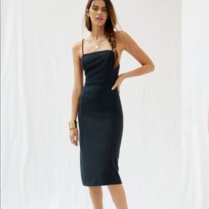 Anthropologie Strappy Black Dress